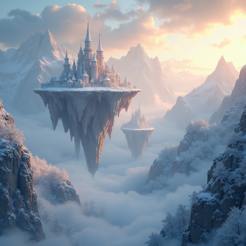 City in the clouds